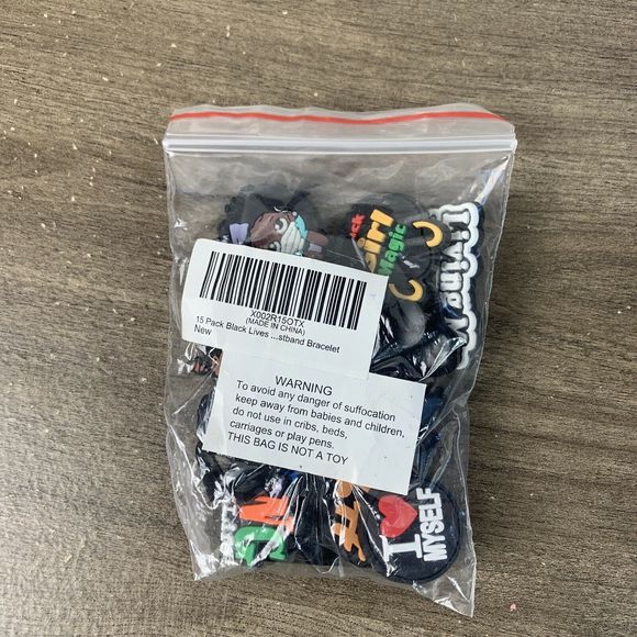 2pk - 30 Pcs Shoe Charms Black Lives Matter Girl Magic Fits for PVC Clog Sandals - Picture 5 of 10